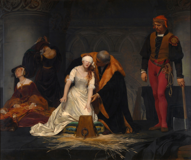 La ejecuci&oacute;n de Lady Jane Grey