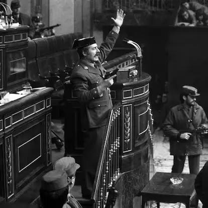 Antonio Tejero en el Congreso de los Diputados