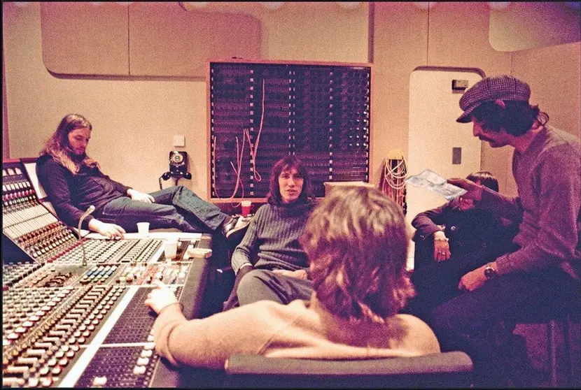Pink Floyd en Abbey Road durante las grabaciones de &ldquo;The Dark Side Of The Moon&rdquo;.
