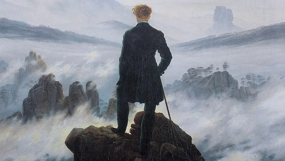 El caminante sobre el mar de nubes.