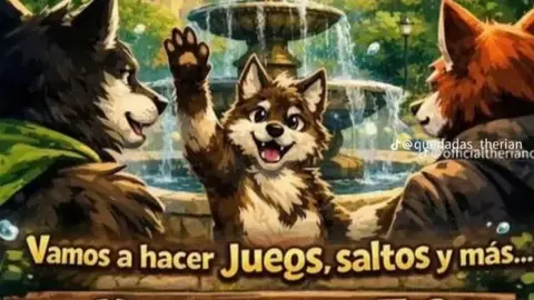 Cartel de la quedada Therian en Coru&ntilde;a
