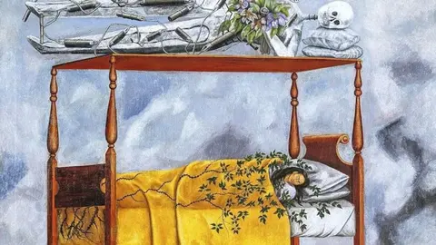 El sue&ntilde;o, Frida Kahlo