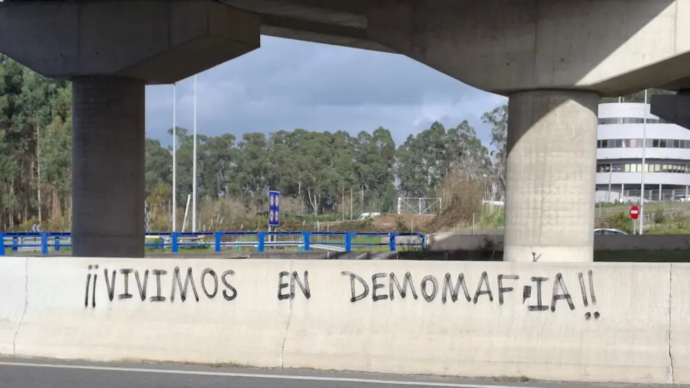Protesta en formas de pintada