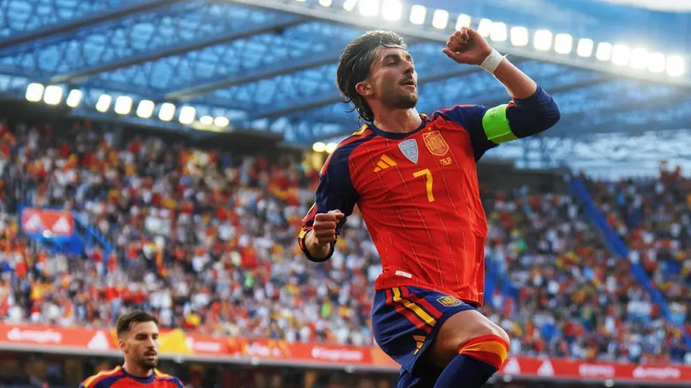 Ferr&aacute;n Torres, autor del gol de Espa&ntilde;a