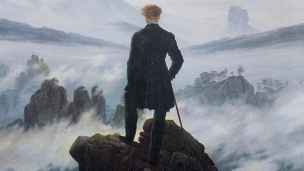 El caminante sobre el mar de nubes.