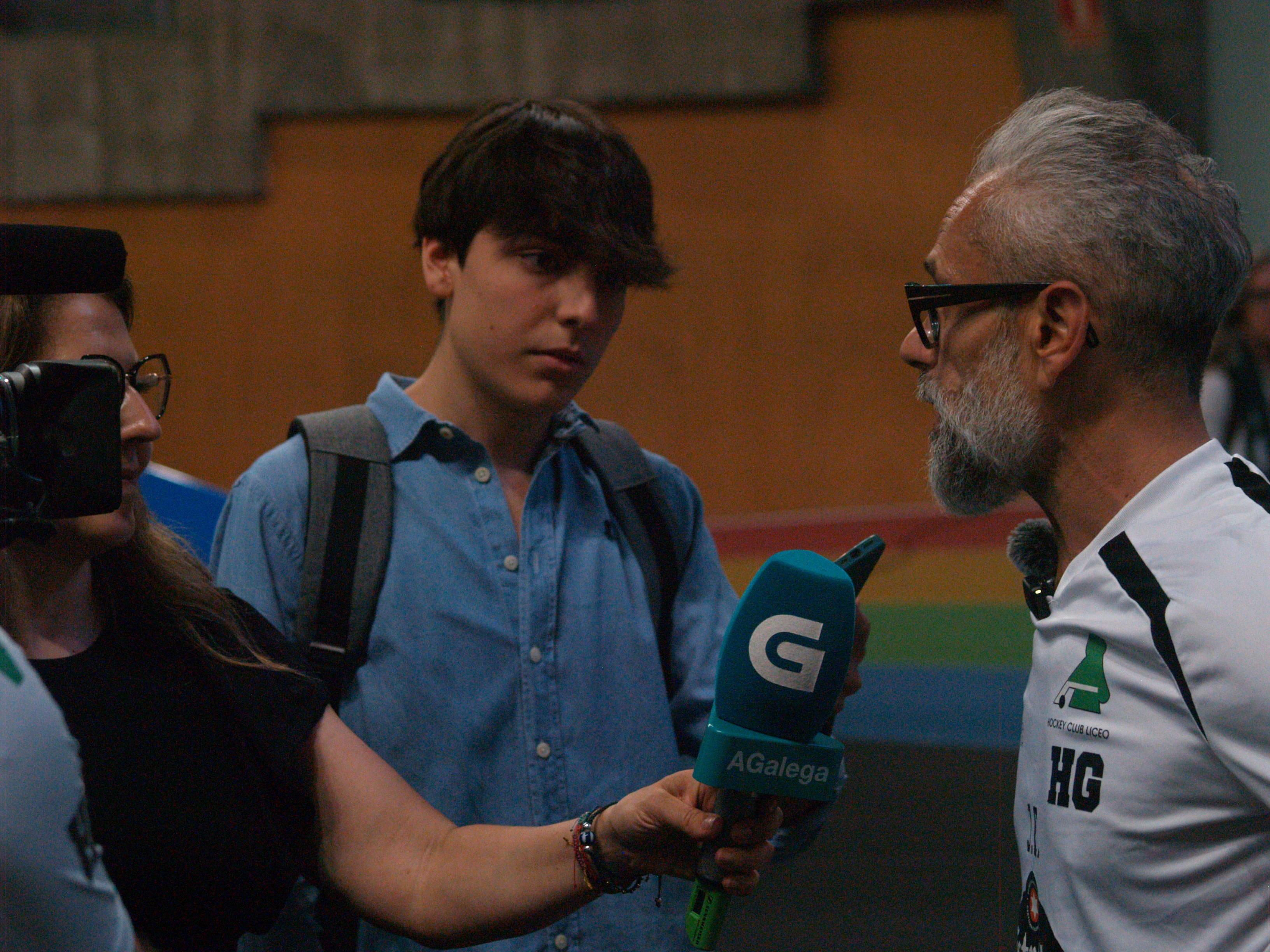 Juan Copa, declarando en el postpartido